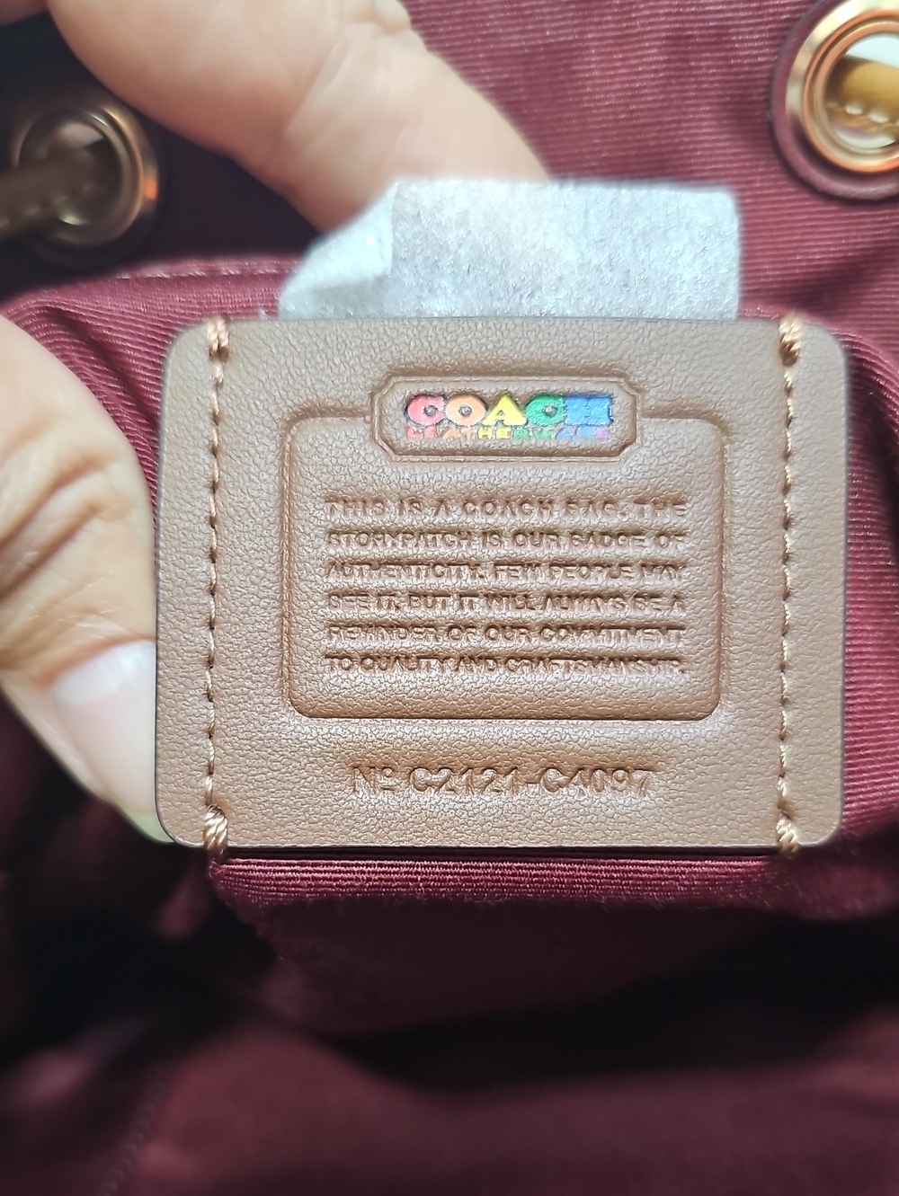 COACH C4097 PENNIE BACKPACK 22 BFPM-07-019 - Picture 9 of 9